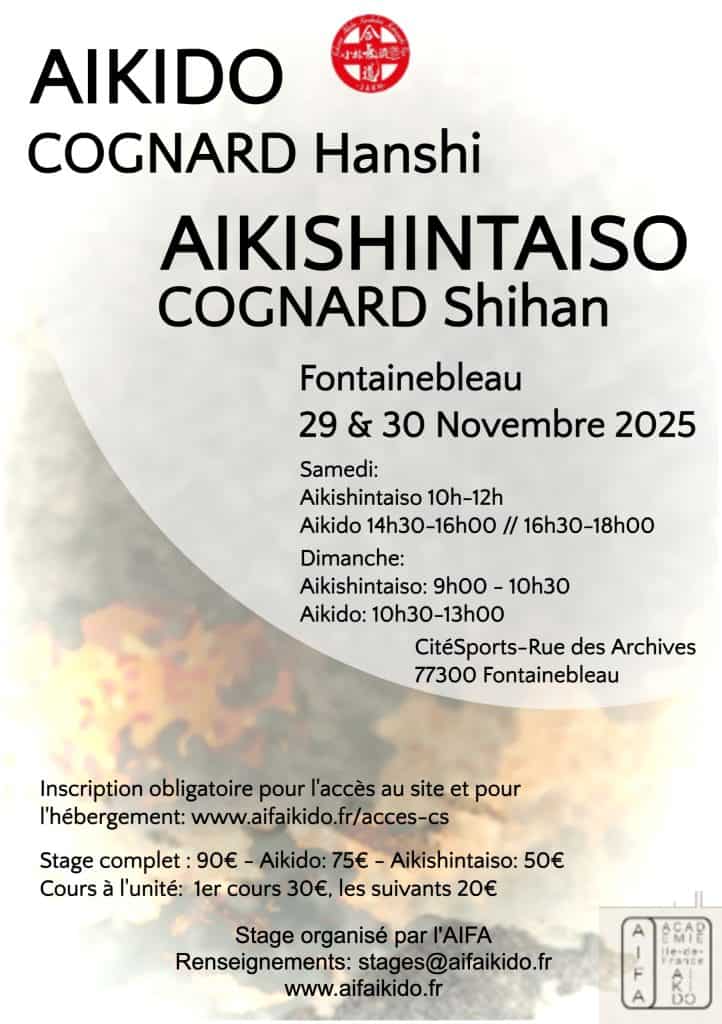 staż aikido i aikishintaiso w Fontainebleau 2025 - szczegóły