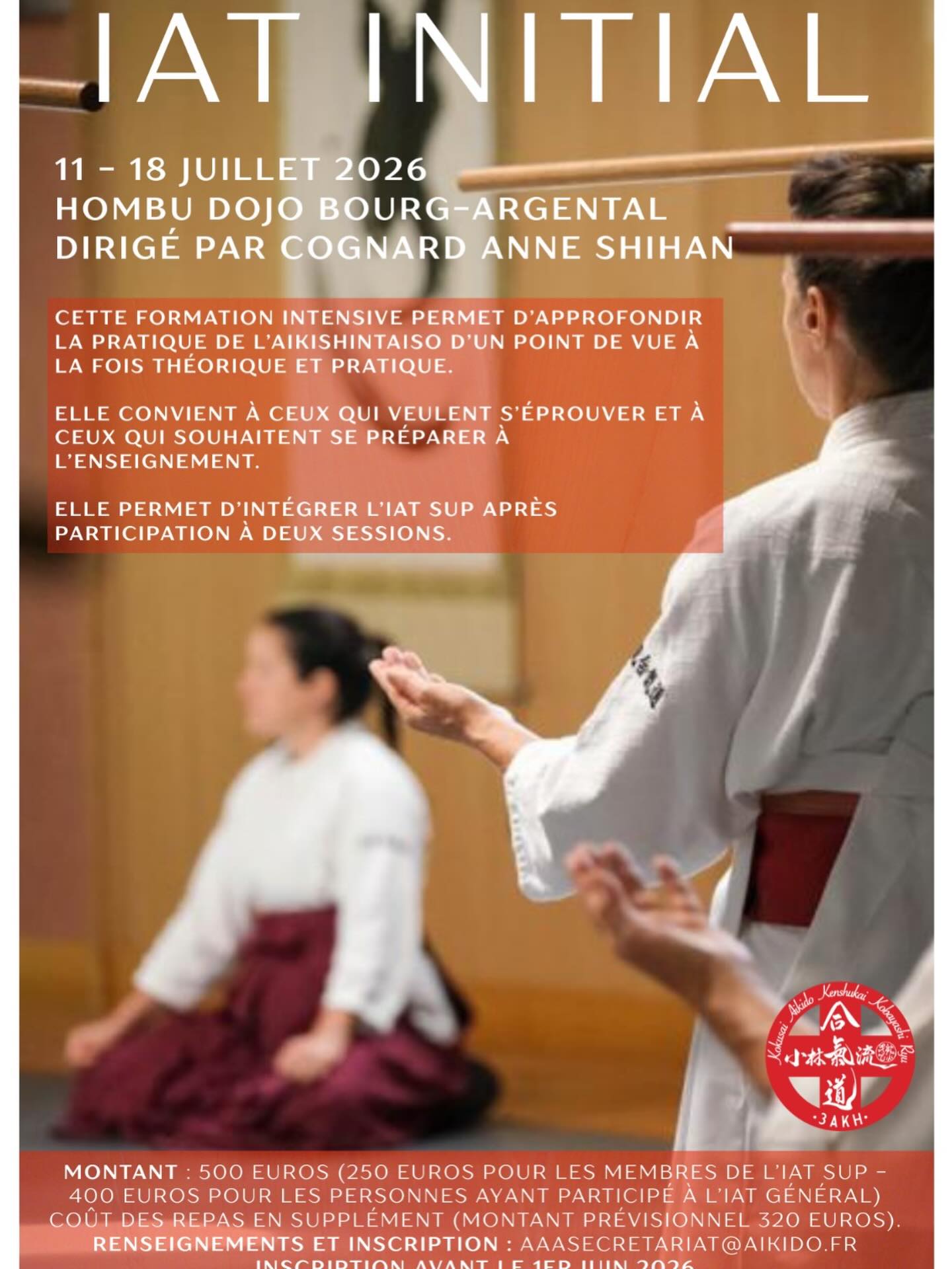 Staż IAT Initial 2025/2026, Bourg Argental - szczegóły