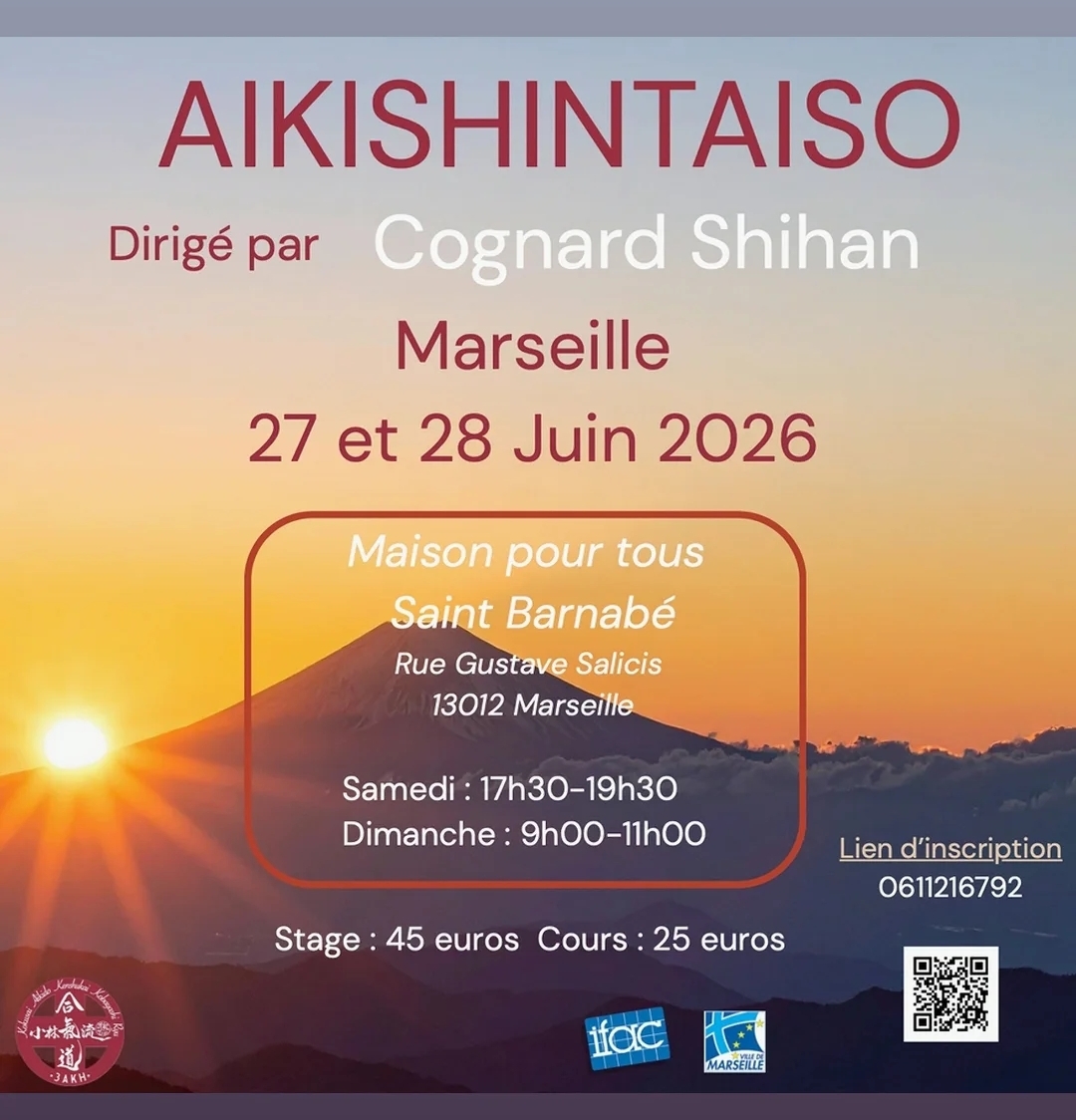 Staż aikishintaiso w Marsylii, czerwiec 2026 – szczegóły